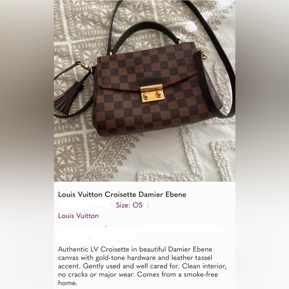 Louis Vuitton Brown Damier Ebene Satchel - Picture 2 of 13